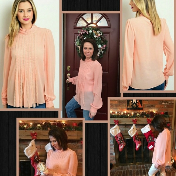 Just peachy blouse. - Picture 3 of 3